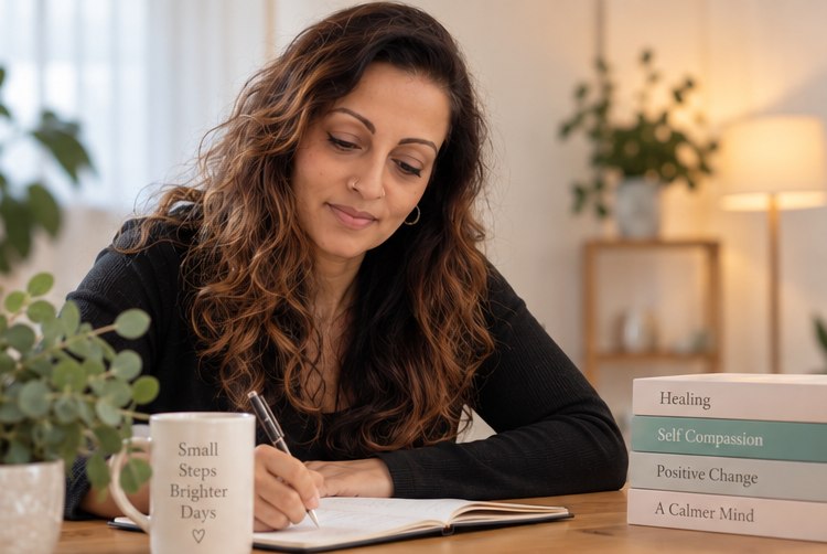 Writing at a desk as a reflective practice